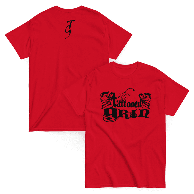 Tattooed Grin - Black Logo - Unisex classic tee